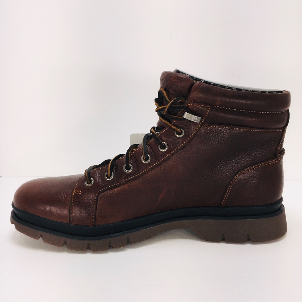 Sperry Men's Watertown LTT Dark Brown Leather Boot - Picture 5 of 16